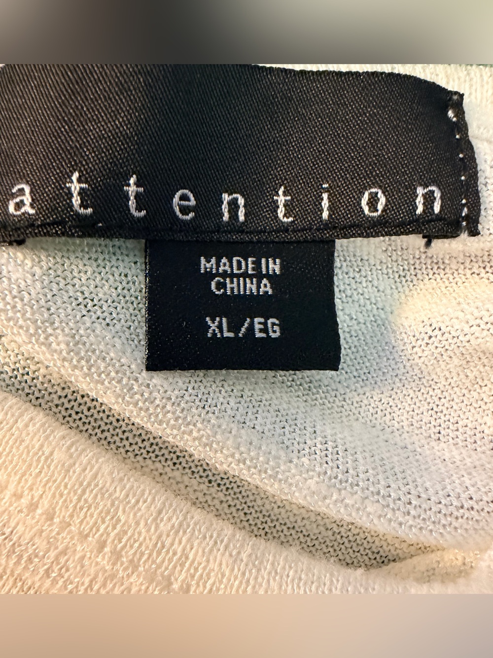 attention Cream Scoop Neck Short Sleeve Top - Picture 3 of 4